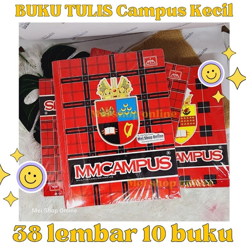 

Buku Tulis CAMPUS KECIL 38 lembar isi 10 buku