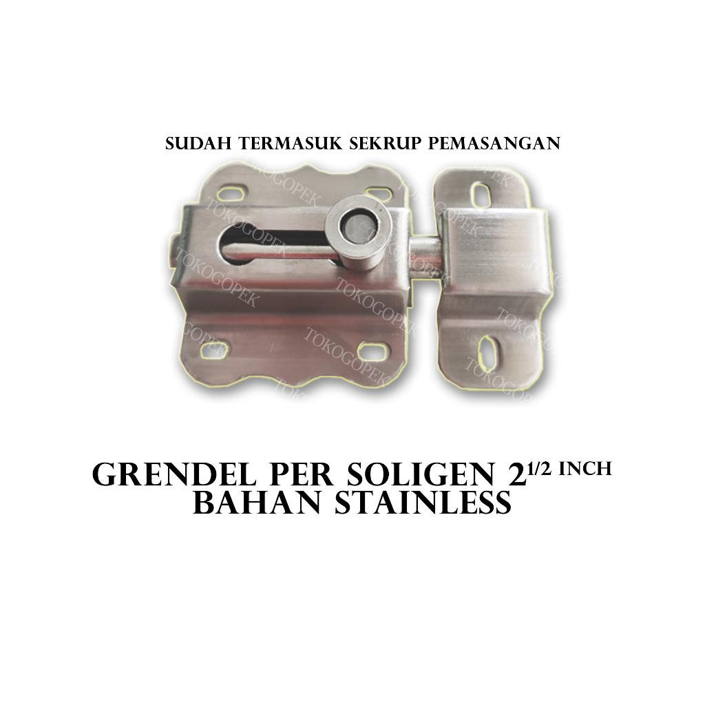 SOLIGEN GRENDEL PER STAINLESS 2,5 INCH BAGUS