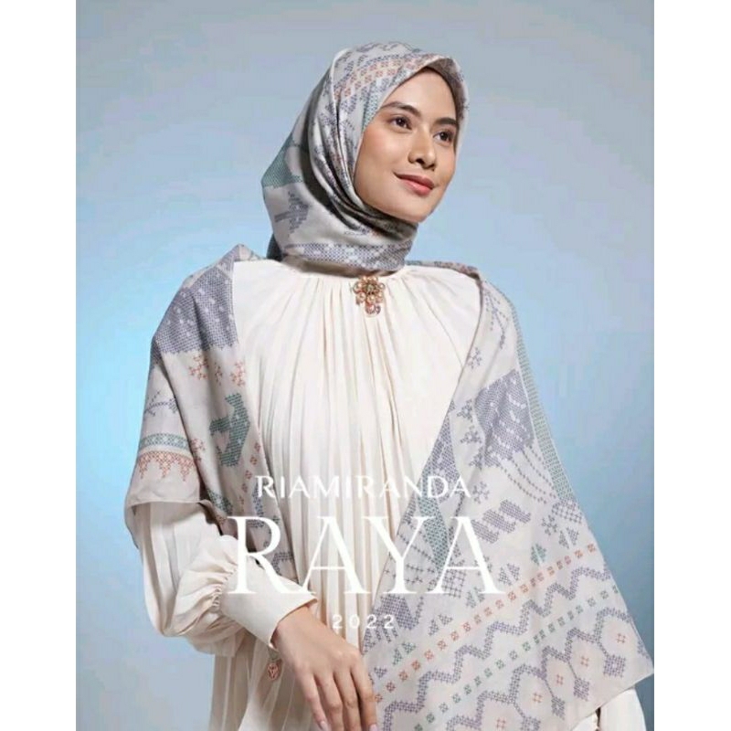 New Ria Miranda Dongson scarf seri minang heritage in beige