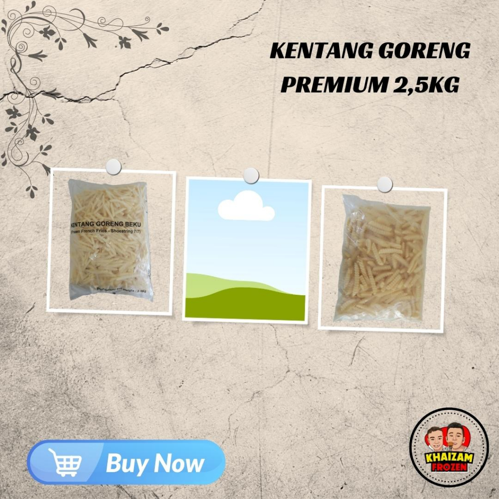 

Kentang Goreng Premium 2,5kg