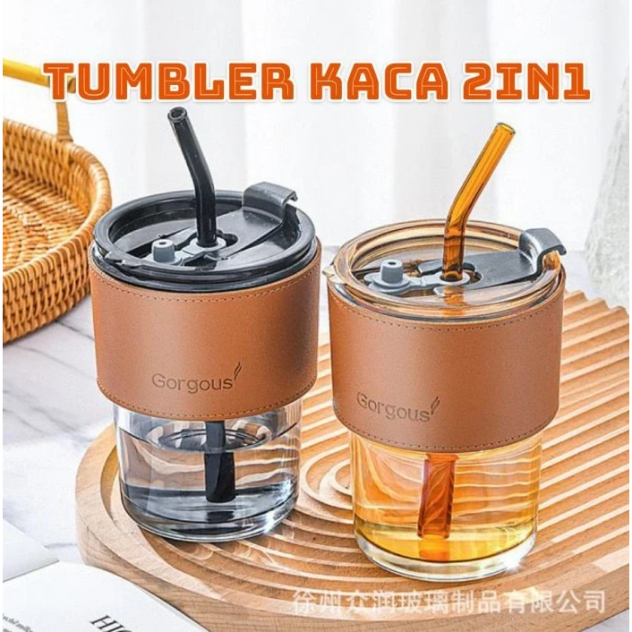 LT- MUG STRAW Gelas Beling Karakter Lucu / Tumbler Beling Karakter 320ml