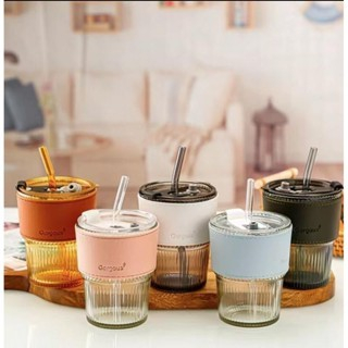 LT- MUG STRAW Gelas Beling Karakter Lucu / Tumbler Beling Karakter 320ml