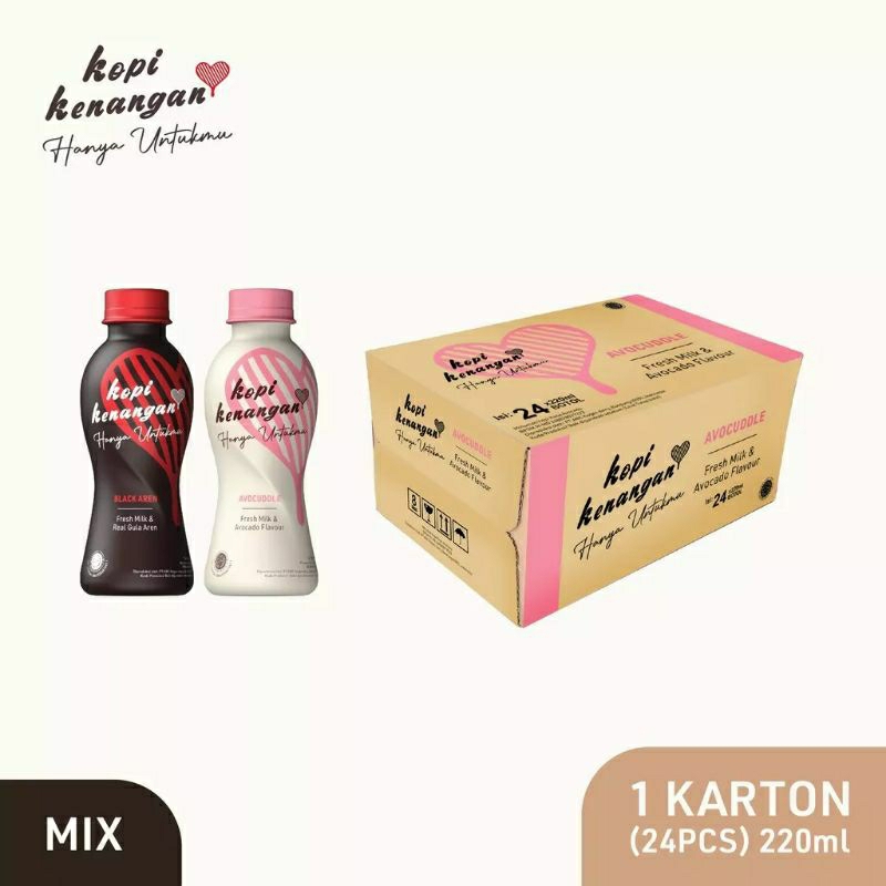 

KOPI KENANGAN HANYA UNTUKMU MIX 220 ML X 24 ( BLACK AREN & AVOCUDDLE )
