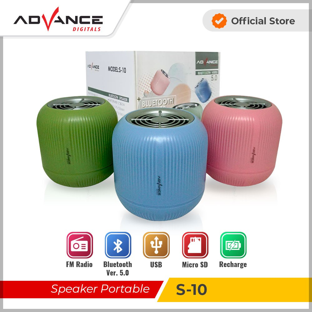 Advance Speaker S-10 Bluetooth Portable