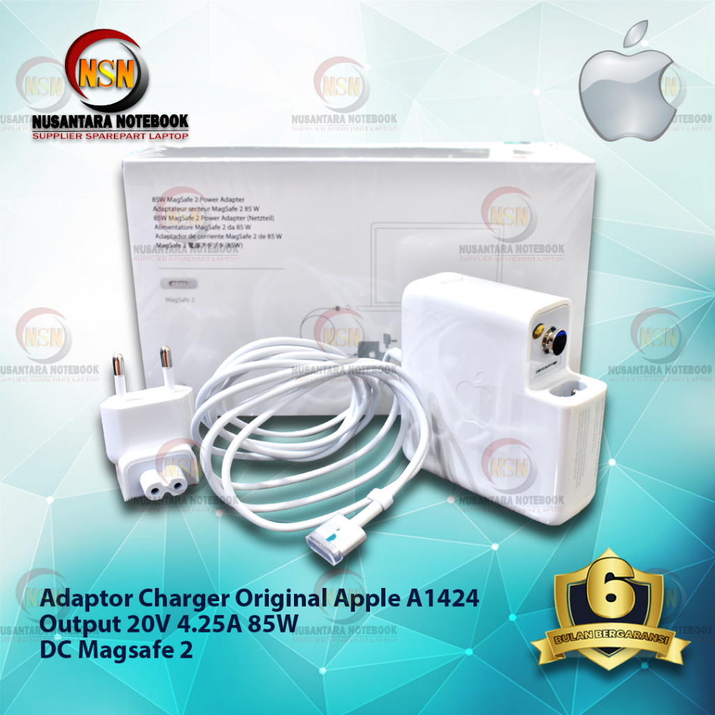 Adaptor ORI Charger Apple 20V 4.25A 85W Magsafe 2