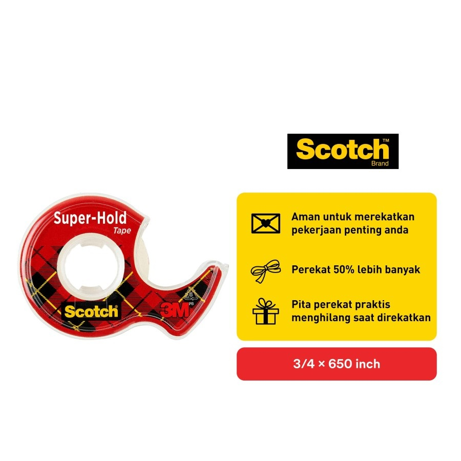 

Scotch 198 Super Hold Tape with Dispenser