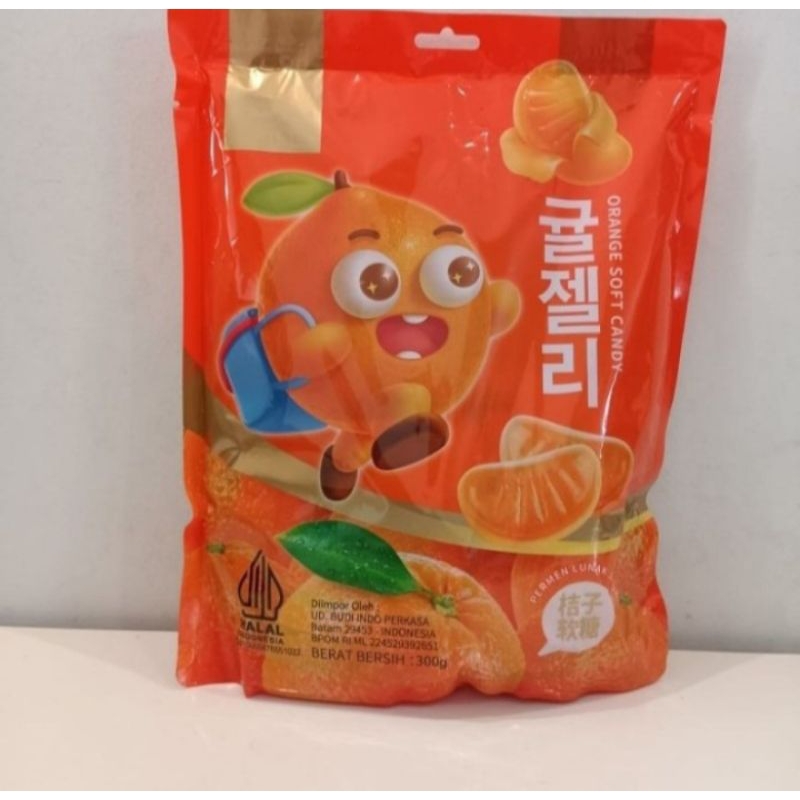 

TYL ORANGE CANDY/TYL GUMMY JERUK 300GR