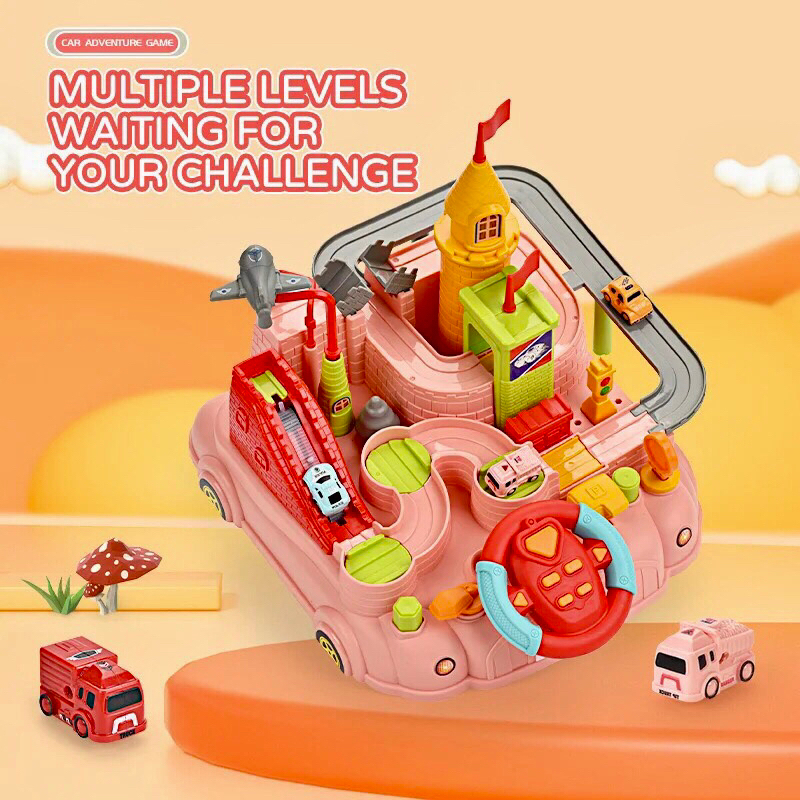 FUNNY ADVENTURE SET - Mainan Mobil Track Edukasi Motorik Anak