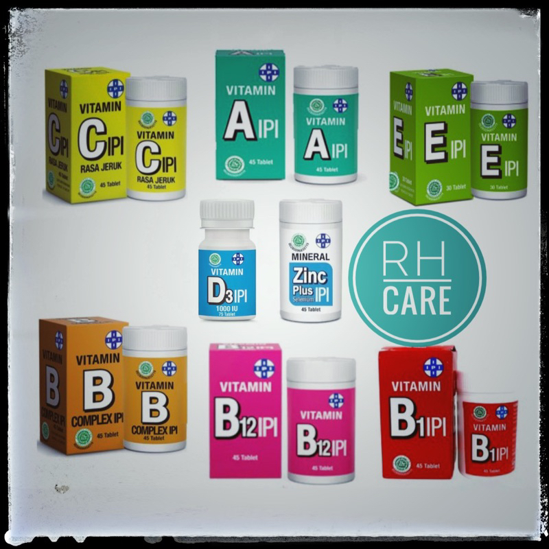 Vitamin C ipi / Vitamin A ipi / Vitamin B1 ipi / Vitamin B12 ipi / Vitamin B Komplek ipi / Vitamin Z