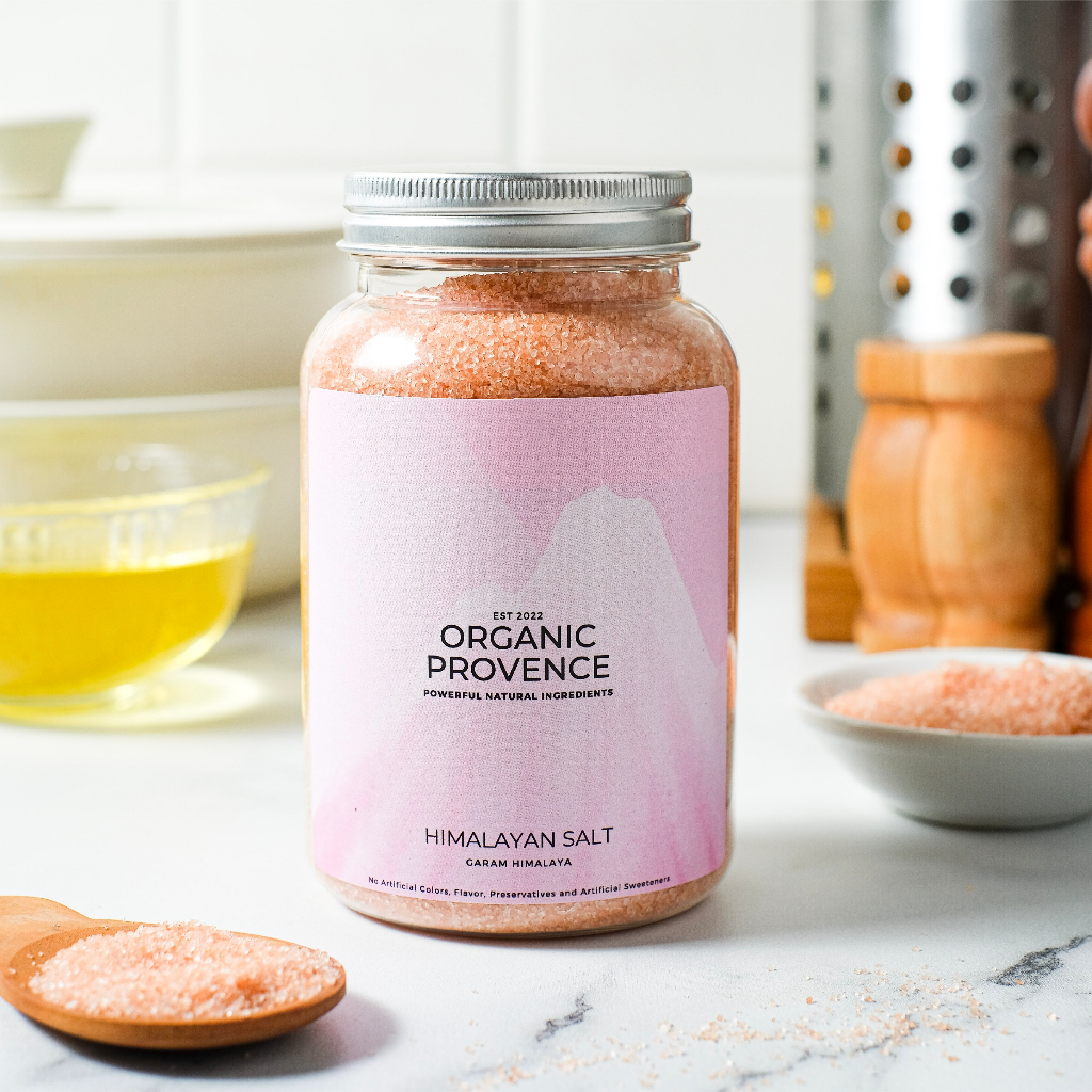 

Himalayan Salt Fine Organic Provence - Garam Himalaya Halus Organik- BIG SIZE 320GR Origin Pakistan