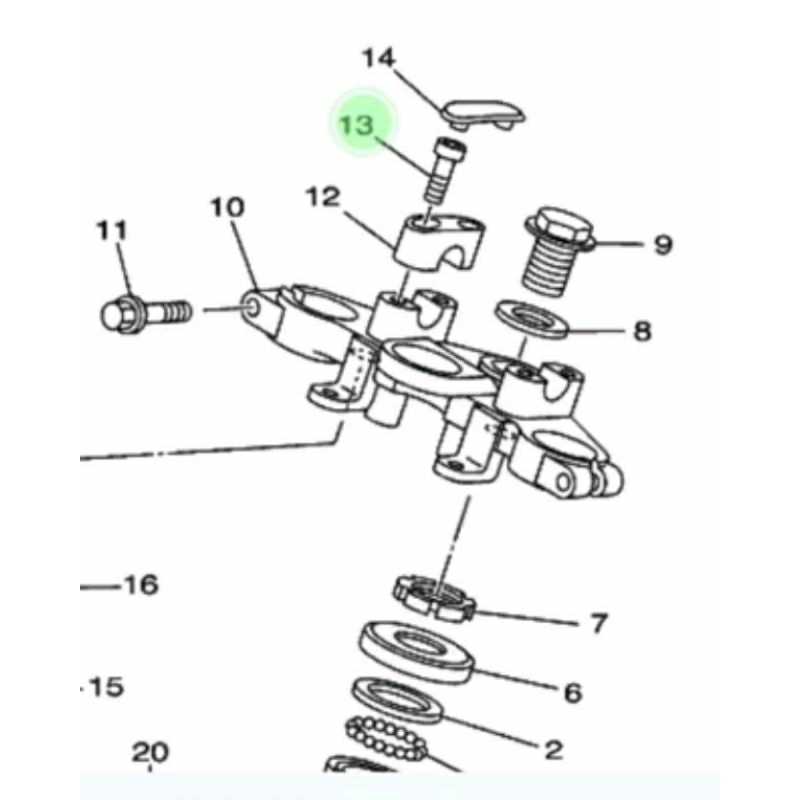 BAUT RAISER KLEM STANG RX KING COBRA
