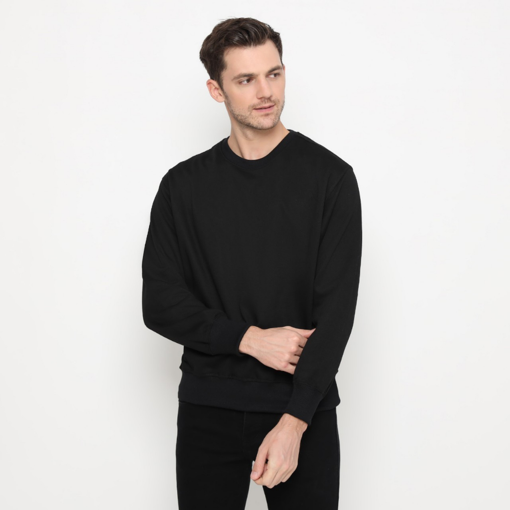 Sweater Crewneck Korea Oversize Panjang Unisex