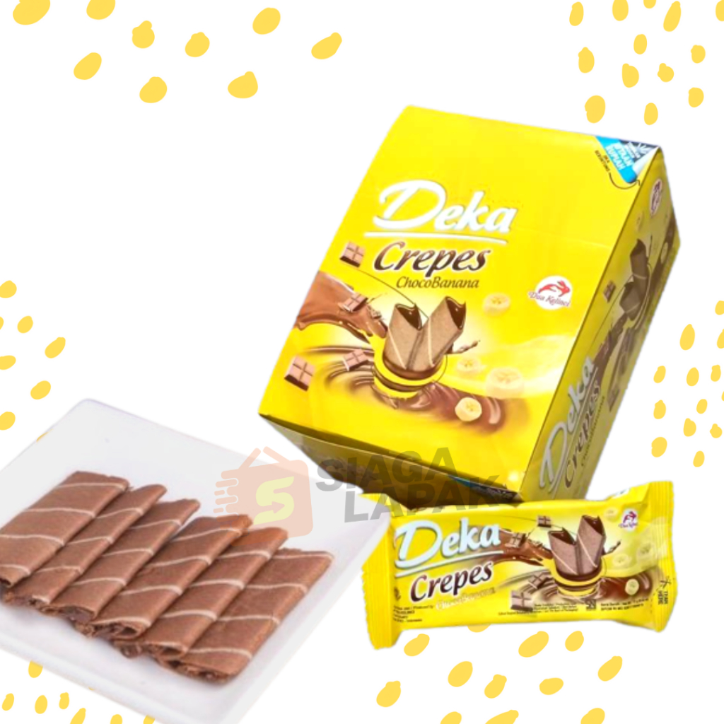 Deka Crepes 1 BOX Choco Nut Choco Banana All Varian