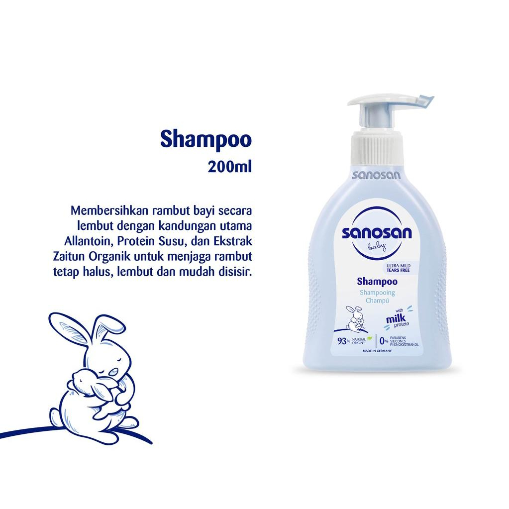 Sanosan Baby Shampoo 200ml