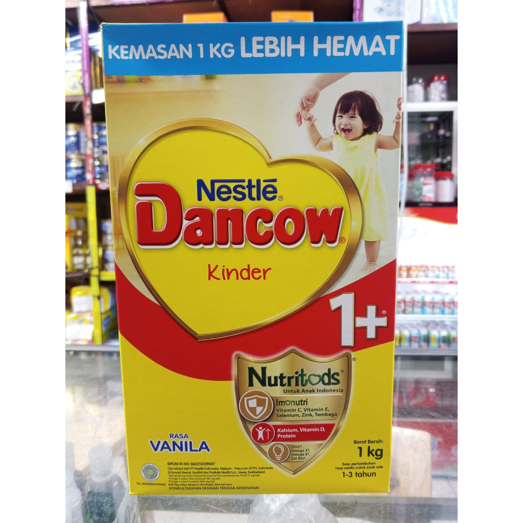 Dancow 1+ Vanilla Susu Formula 1-3 Tahun
