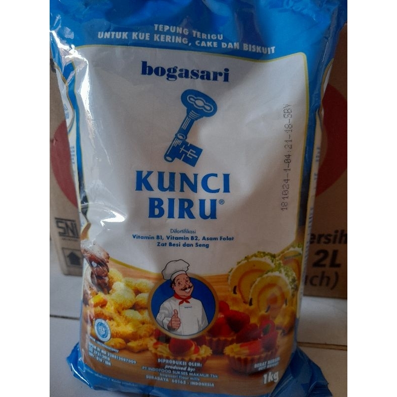 

Tepung kunci biru bogasari 1kg