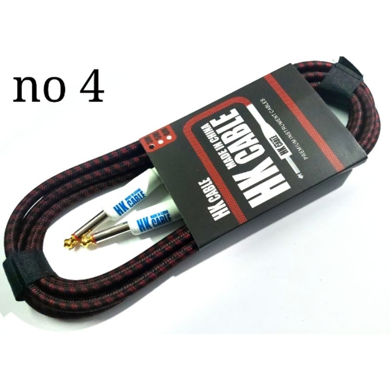 kabel jack to jack guitar &amp; bass 3 meter original