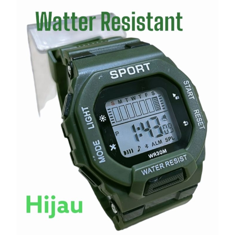 PROMO Jam Tangan Sport Digital Terlaris/Jam Tangan Pria Rubber Anti Air Terlaris