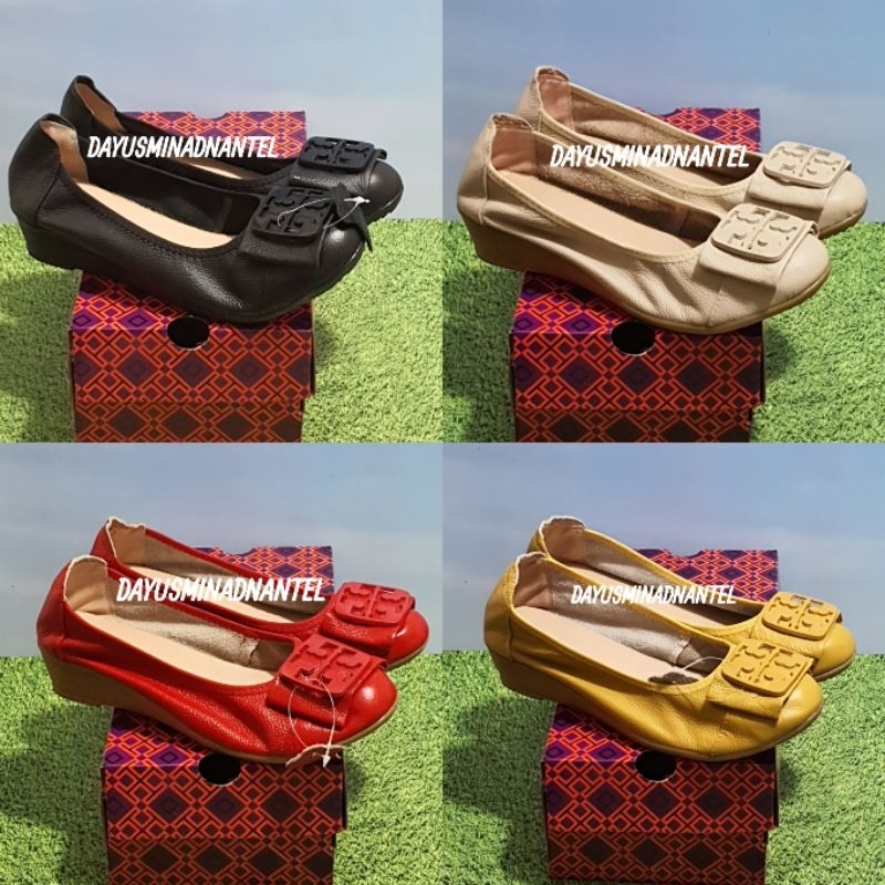Tory Burch /Sepatu Tory Burch Type 258 / Sepatu Tory Flat Wanita / Sepatu Tory Kulit