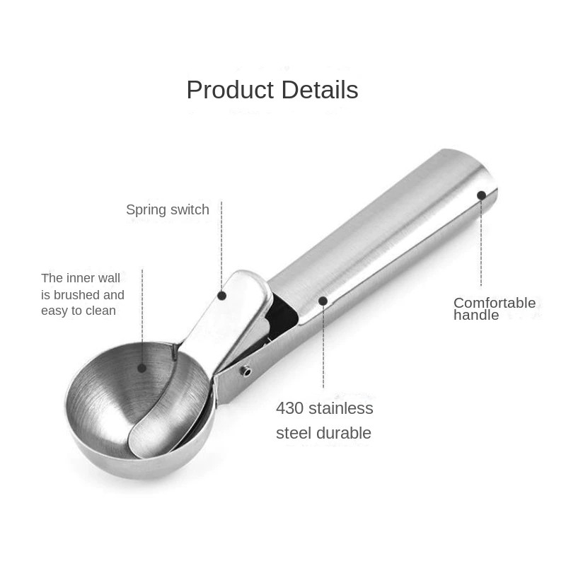 SENDOK ES KRIM ICE CREAM SCOOP STAINLESS STEEL PREMIUM SEKOP ES KRIM