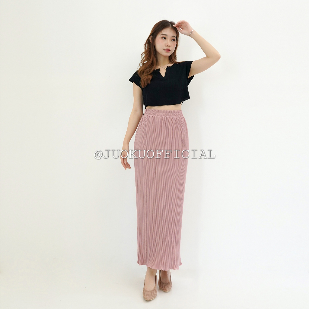 Rok Wavy Plisket Span / Rok Span / Rok Plisket / Rok Wavy / Rok Span Wavy / Pleated Skirt