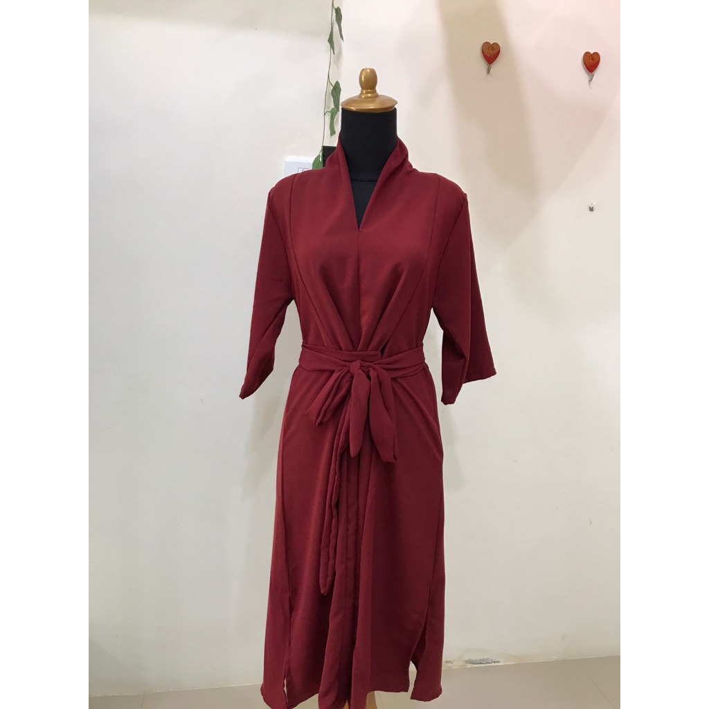 LIZ Dress Polos Kekinian - Dress Wanita