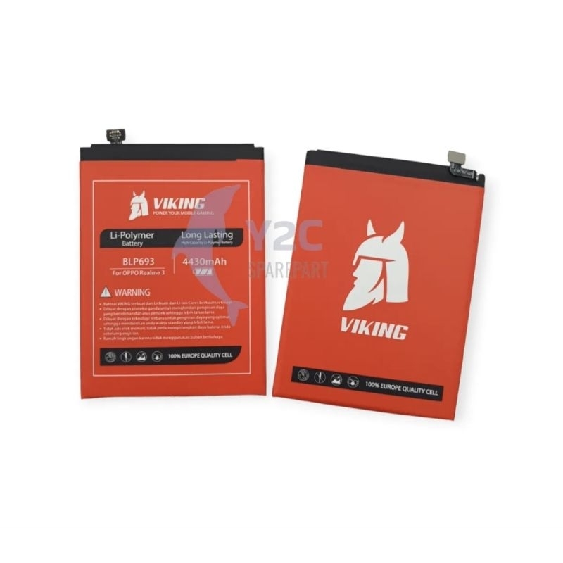 BATERAI VIKING BLP693 / REALME 3 DOUBLE POWER NEW BATRE