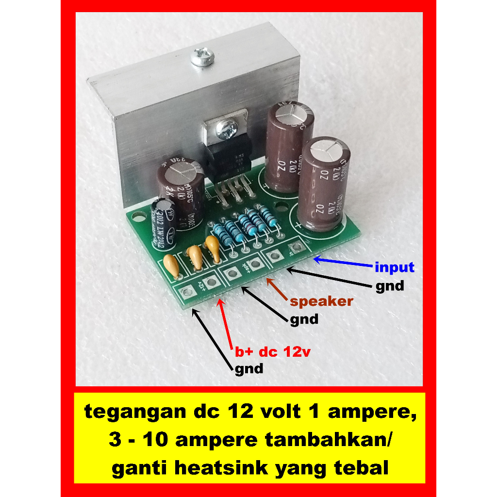 Modul TDA2003 Mono Power Amplifier