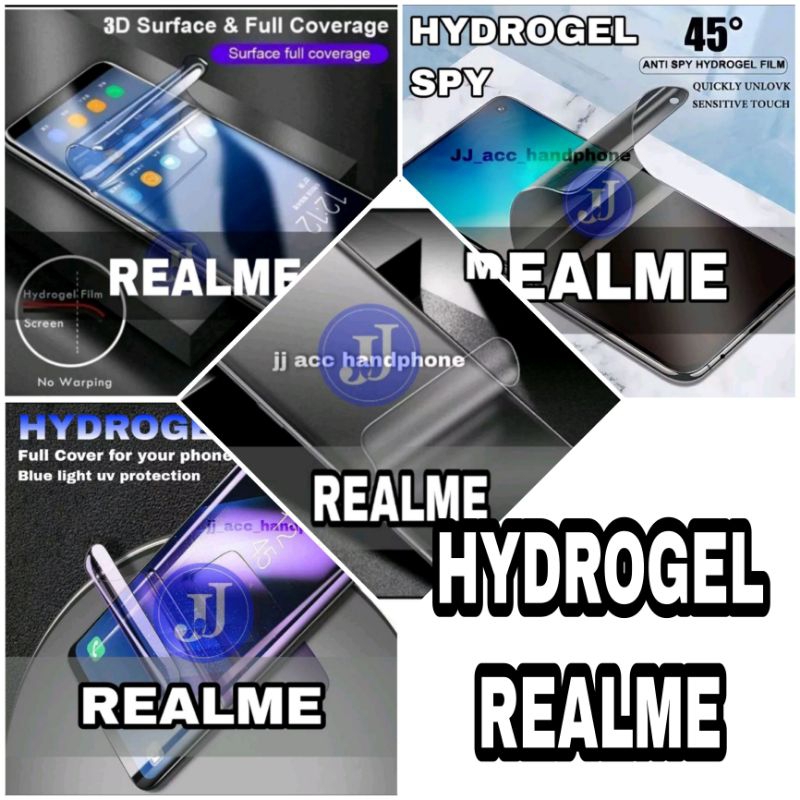 PELINDUNG LAYAR HYDROGEL BLUE MATTE CLEAR SPY REALME C53 GT 3 11 PRO 11 PRO+