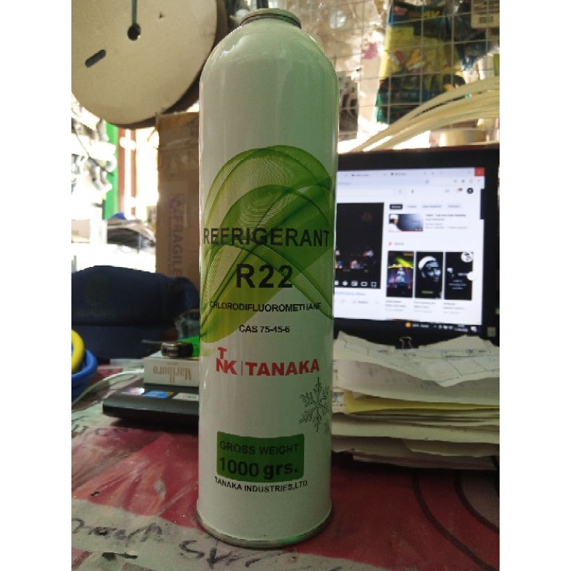 Freon Ac R22 refil/preon ac tabung/kaleng ukuran 1kg