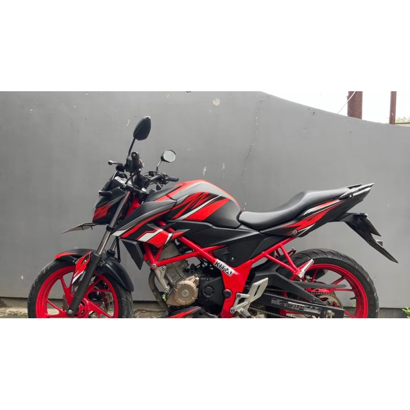 Decal All New CB150R Decal sticker striping honda cb150r dekal stiker cb 150r hitam merah(D-N2-007)