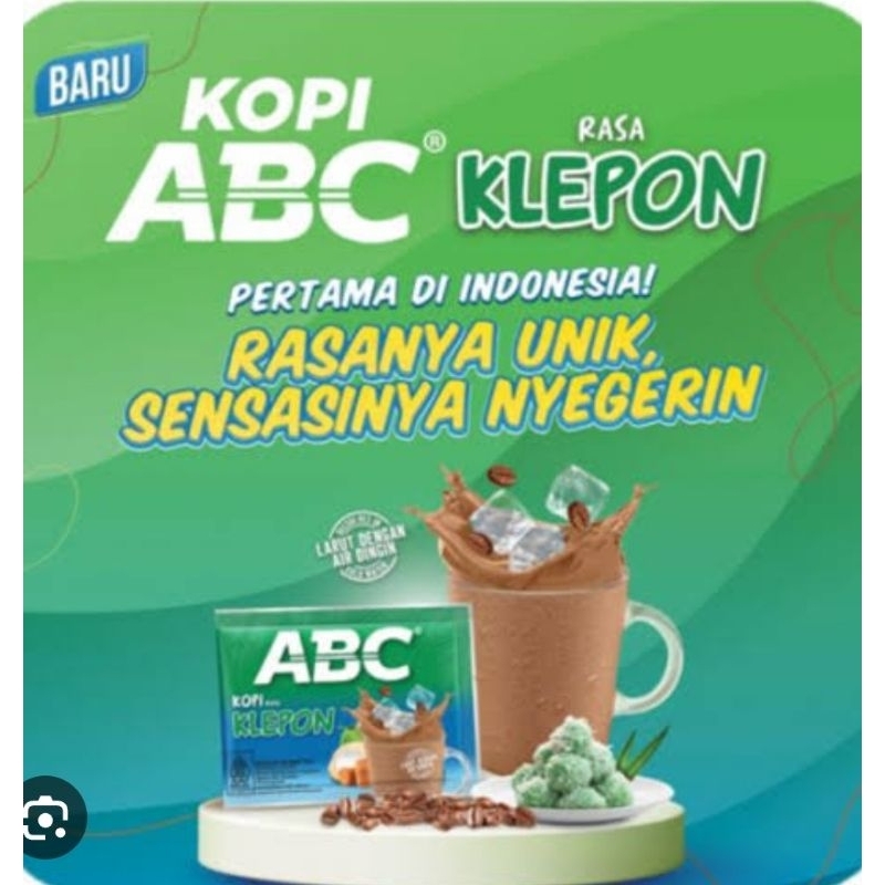 

PROMO !!! Kopi ABC rasa Klepon 5 sachet