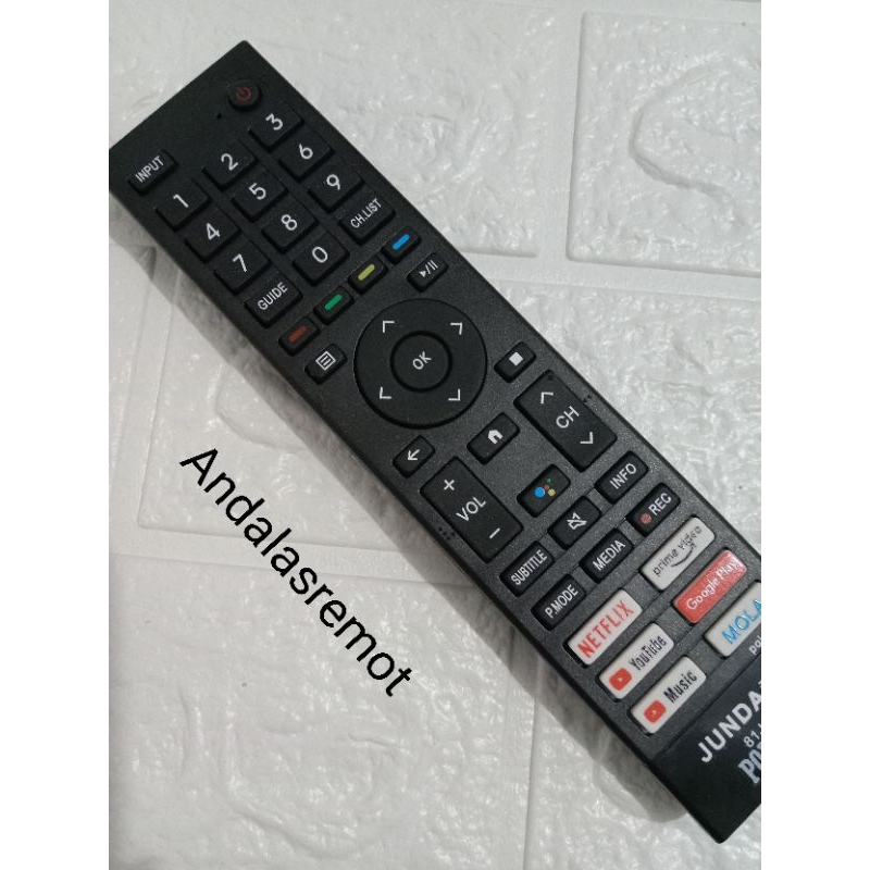 REMOT TV POLYTRON LCD/LED ANDROID SMART TV 81J172