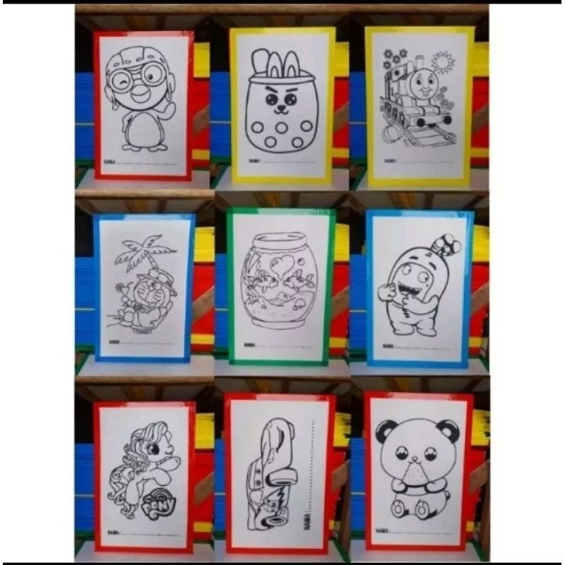 

STEROFOAM LUKIS GAMBAR PAKE LIST SOLATIP UK 33X25 (24pcs ) edukasi anak