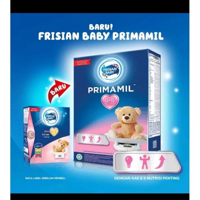Frisian Flag Primamil Susu Formula Bayi 0-6 Bulan 360gr