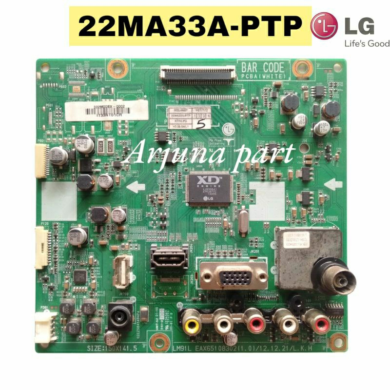 MAINBOARD TV LG 22MA33A / MB TV LG 22MA33A / MESIN TV LG 22MA33A / MODUL TV LG 22MA33A / MB LG 22MA3