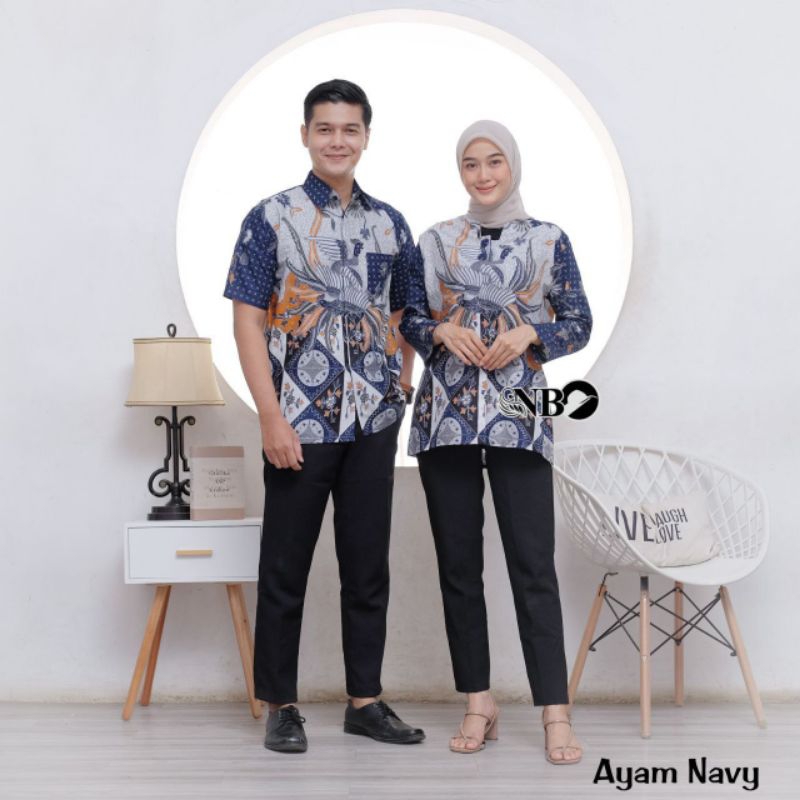 COUPLE HEM BLUS MODERN TRANDING INTERNATIONAL BATIK COUPLE TERLARIS