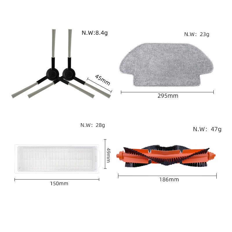 Replacement Spare Parts for MIJIA Robot Vacuum - Spare Part Pengganti