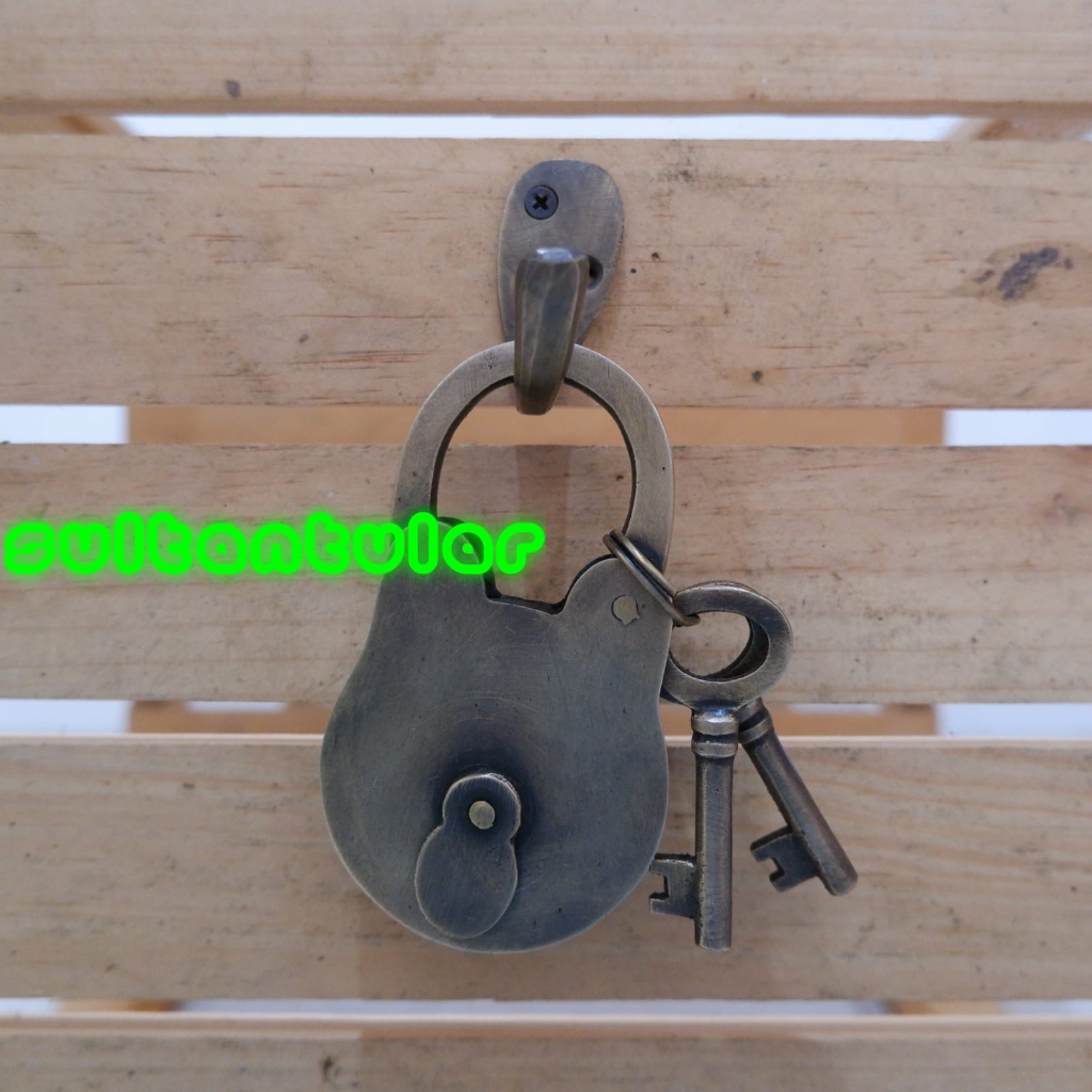 Kunci gembok kuningan kunci gembok antik