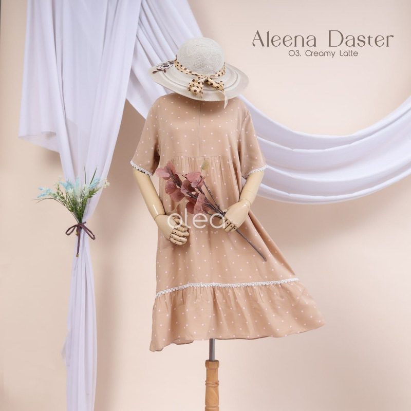 ALEENA DASTER BY D'OLEA - DRESS BUSUI DASTER MENYUSUI READY STOK SIAP KIRIM