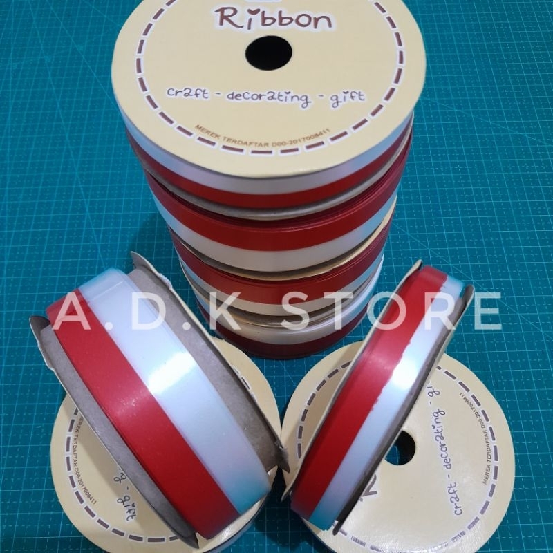 

[1 ROLL] PITA KADO/PITA JEPANG/PITA PLASTIK MERAH PUTIH