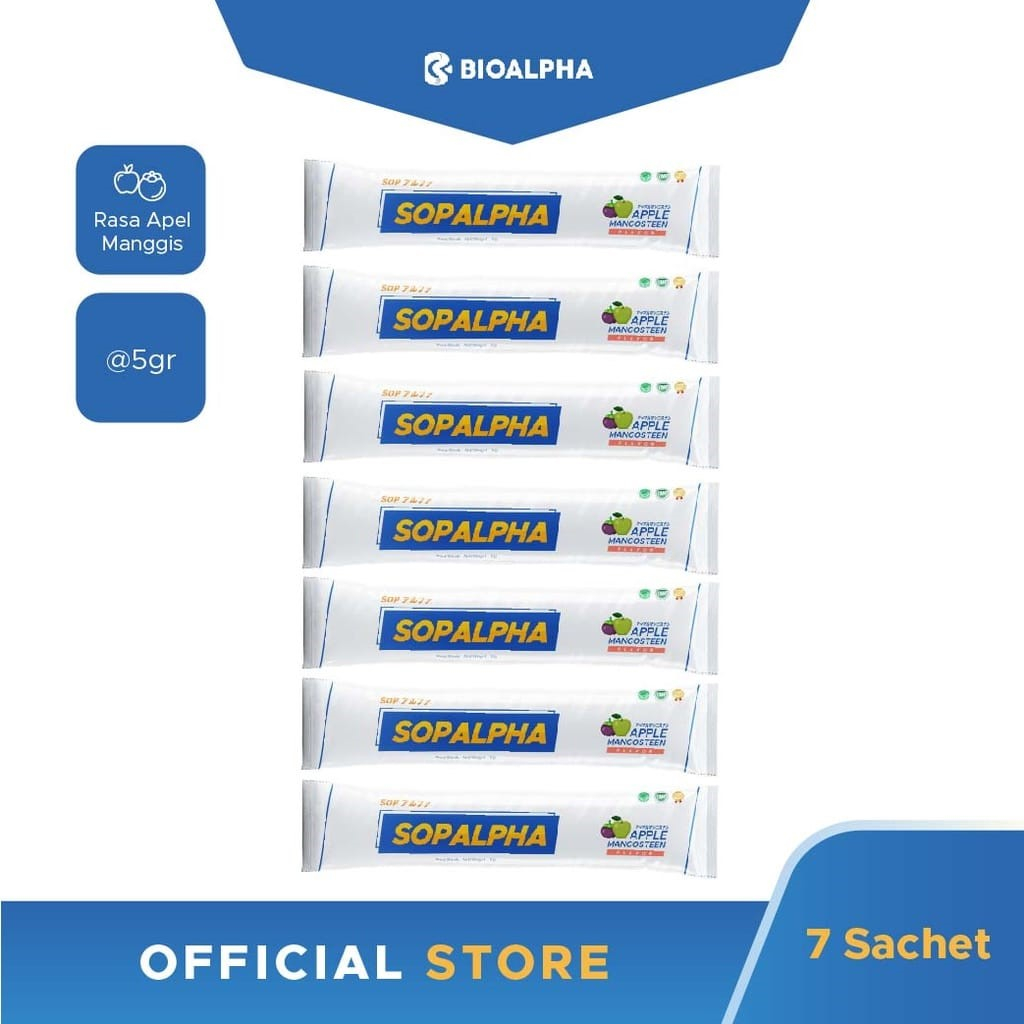 SOPALPHA BIOBOOST 7 saset / sachet / bungkus. COD Readystock Medan. Bio boost Sop Alpha