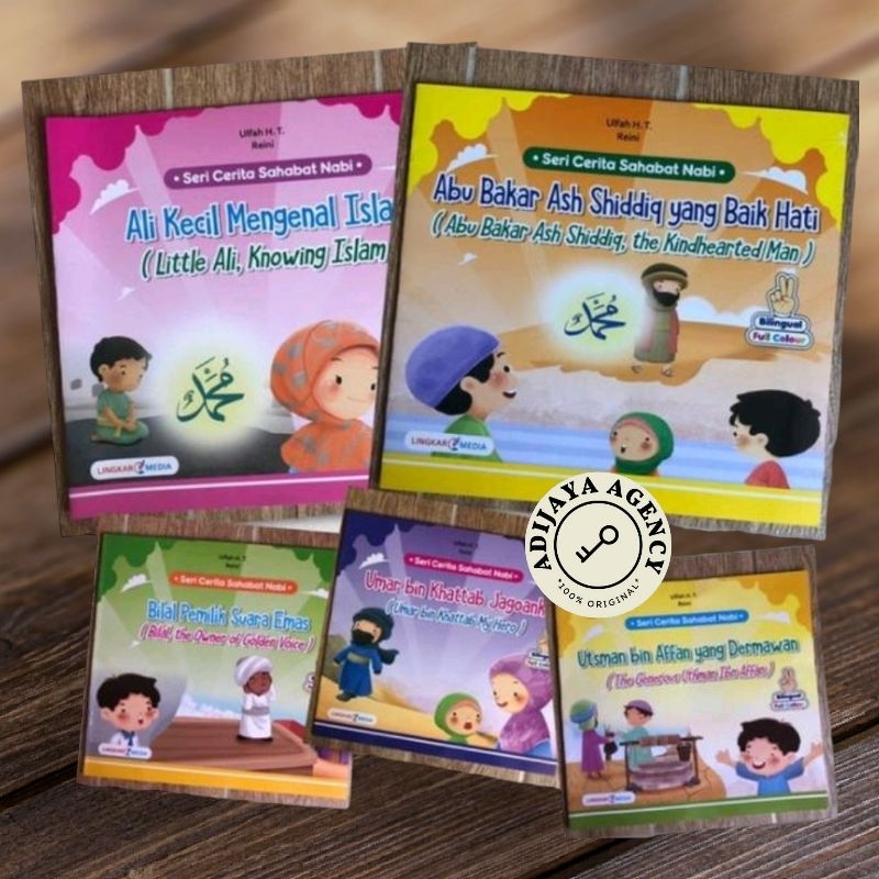 Seri Cerita Sahabat Nabi Bilingual Berwarna Lingkar Media
