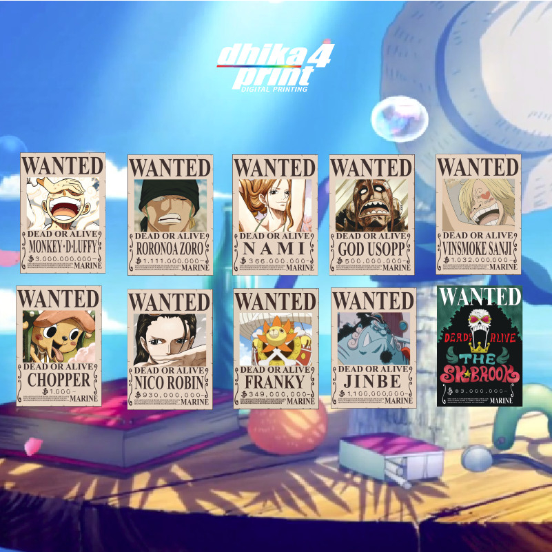 Poster Bounty One Piece