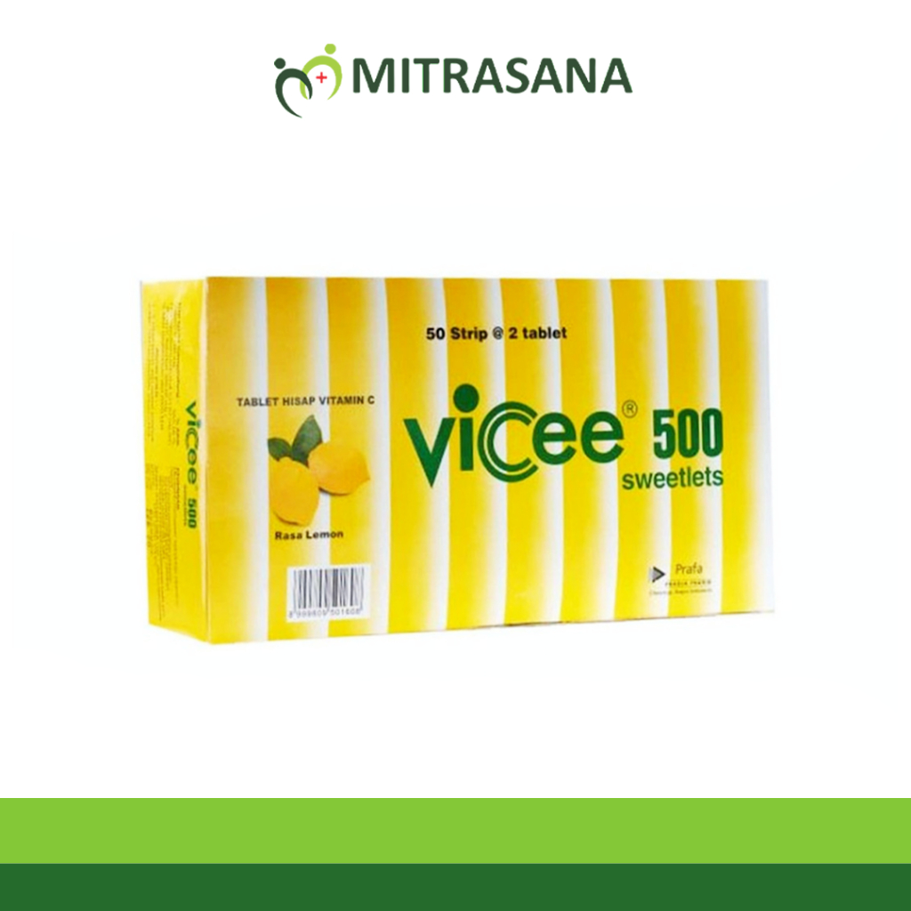 Vicee Vitamin C 500 Mg Lemon (100 Tablet)