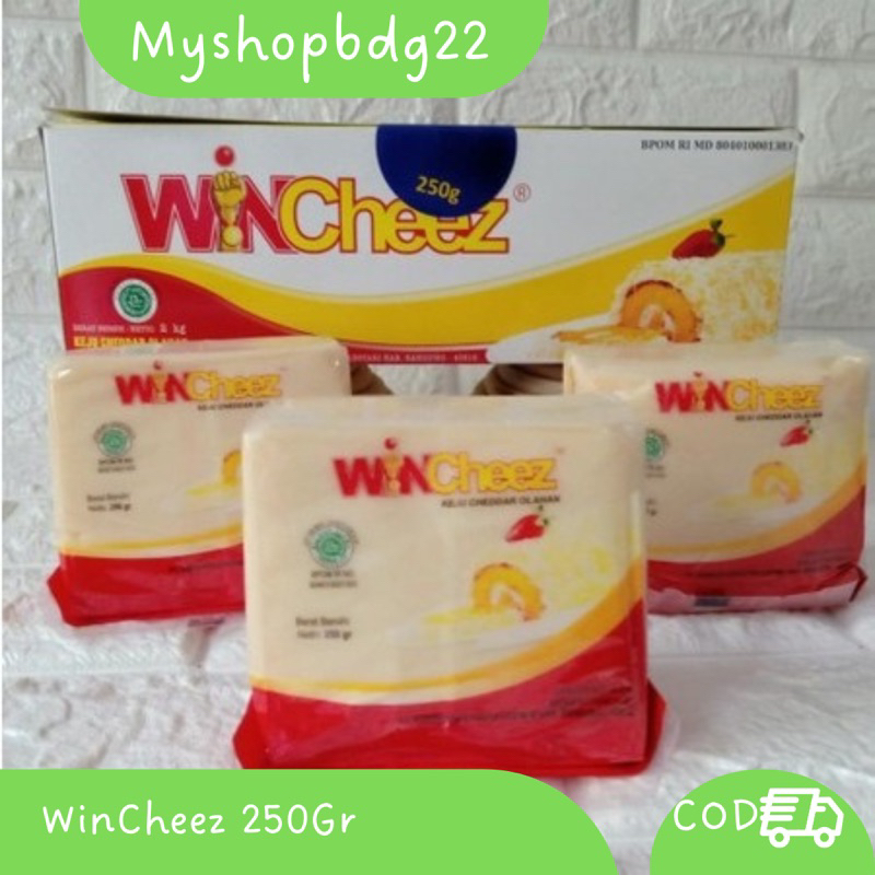 WINCheez Reguler Keju 250 Gram / Keju Block