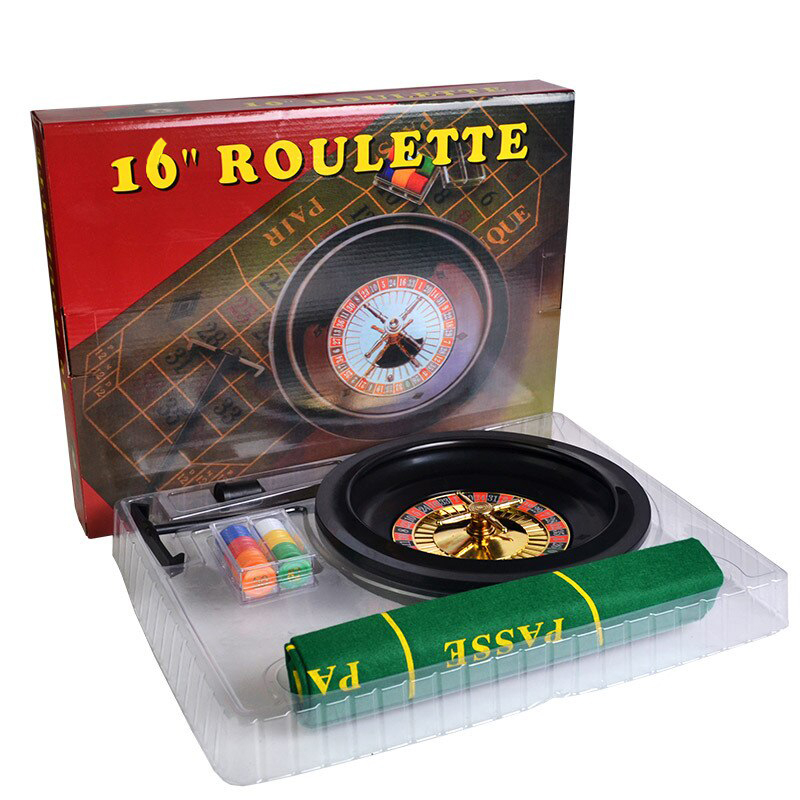 Roulette Casino Set 41cm Roulette Minum Permainan Pesta Roulette Wheel Permainan Rolet Pesta