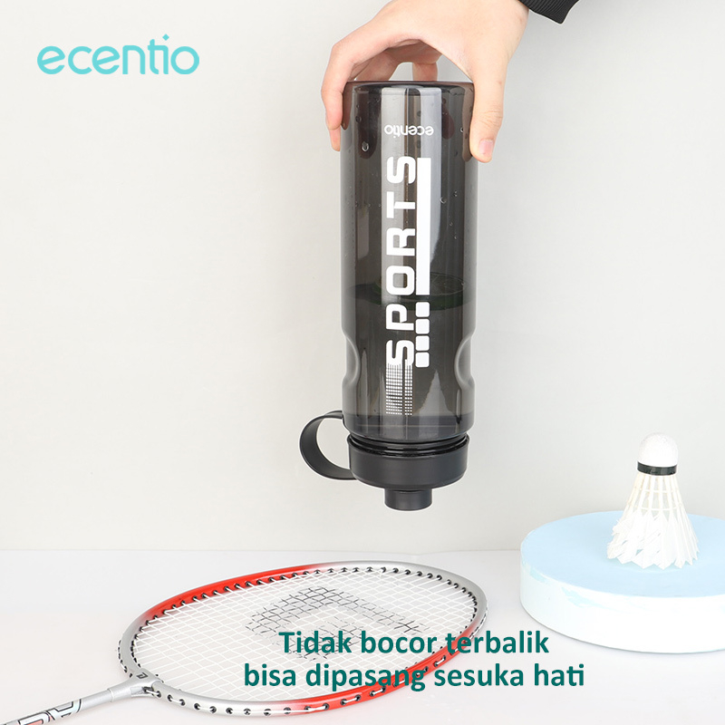 ecentio Botol minum Botol Air Minum 1.3 liter Big size olahraga Bottle BPA free