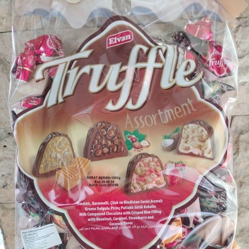 

ELVAN TRUFFLE ASSORTMENT 1 KG ( TURKI) JUMBO