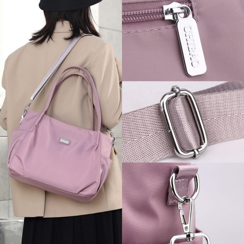 TAS SELEMPANG WANITA SHOULDER BAG IMPORT KOREA CHIBAO ANTI AIR LILAC YOLEA TA832P5 BATAM PREMIUM BRANDED KEKINIAN BAHU SIMPLE FASHION SLINGBAG CASUAL REMAJA CEWEK MURAH